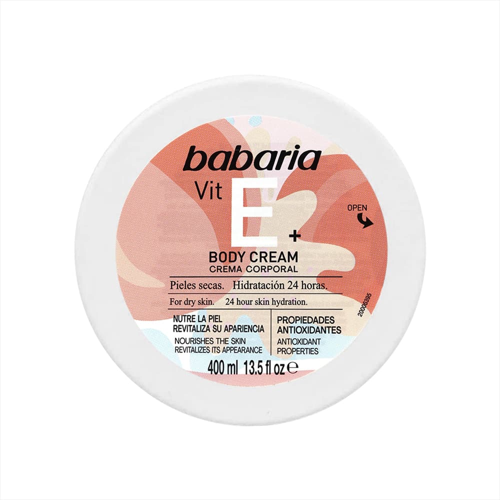 Crema corporal hidratante con vitamina E Babaria (400 ml) - Miniatura 2