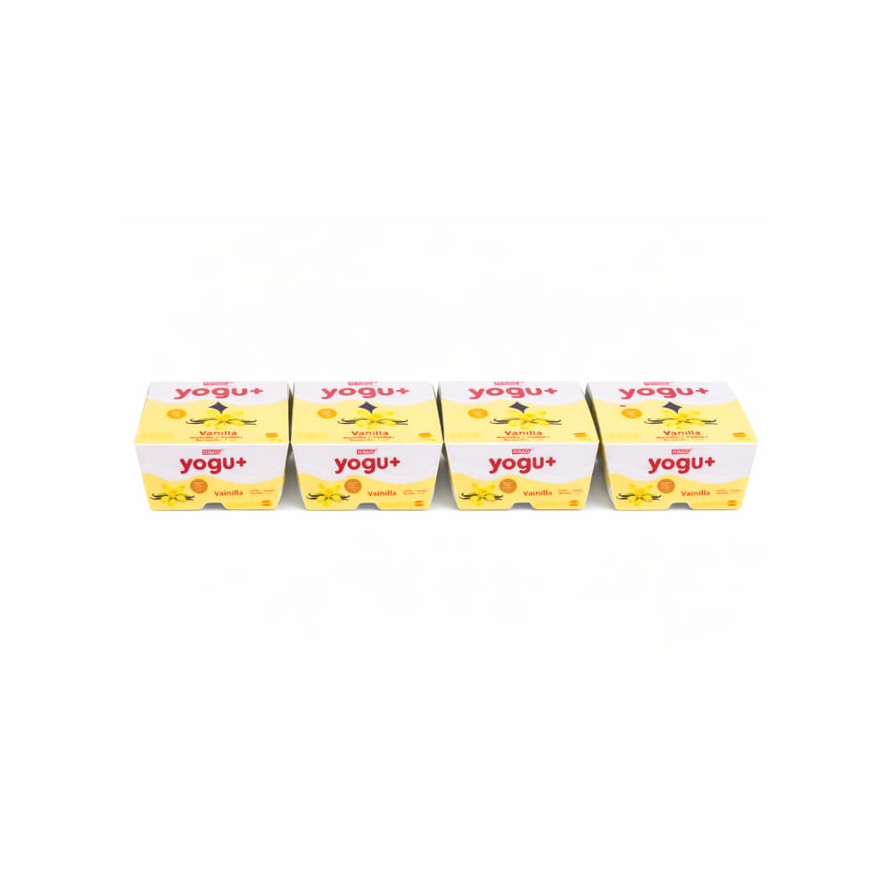 Yogur pasteurizado sabor a vainilla Yogu+ Feiraco (16 x 125 g / 4.40 oz) - Miniatura 1