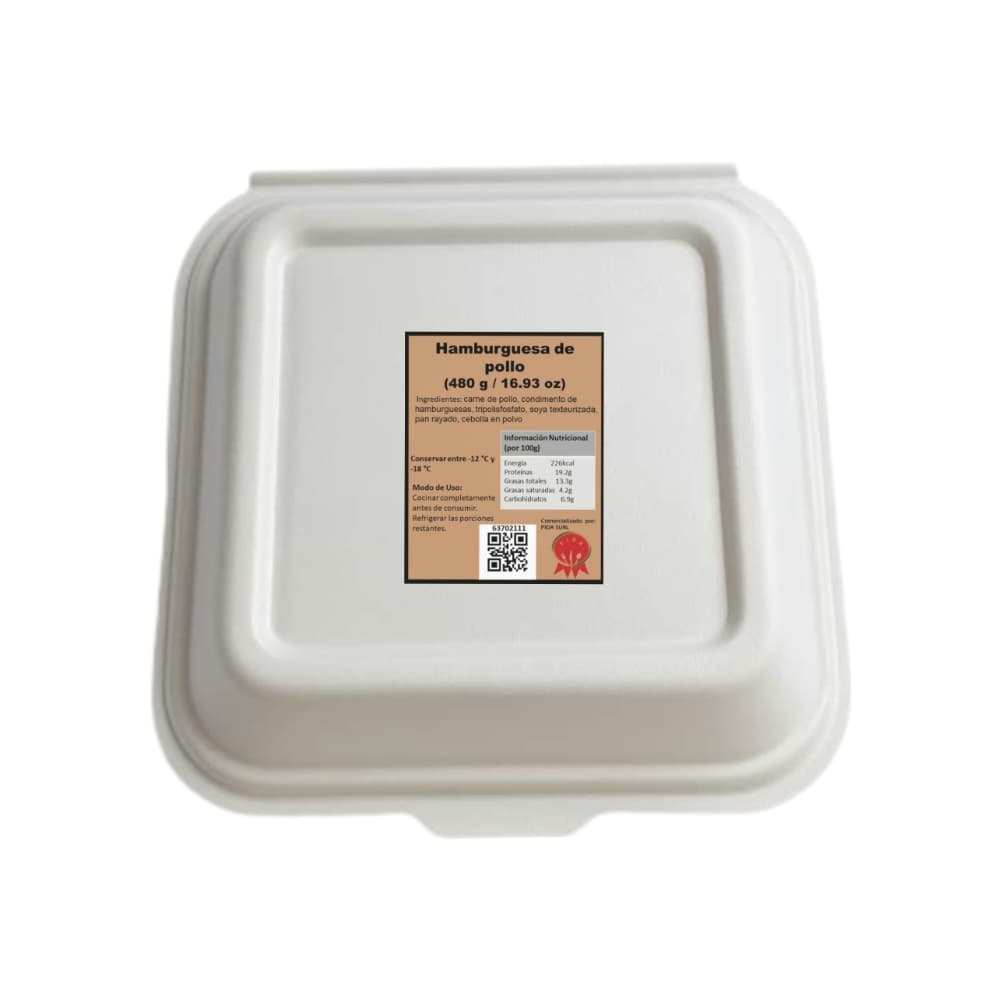 Hamburguesa de pollo Pida (480 g / 16.93 oz) - Miniatura 4