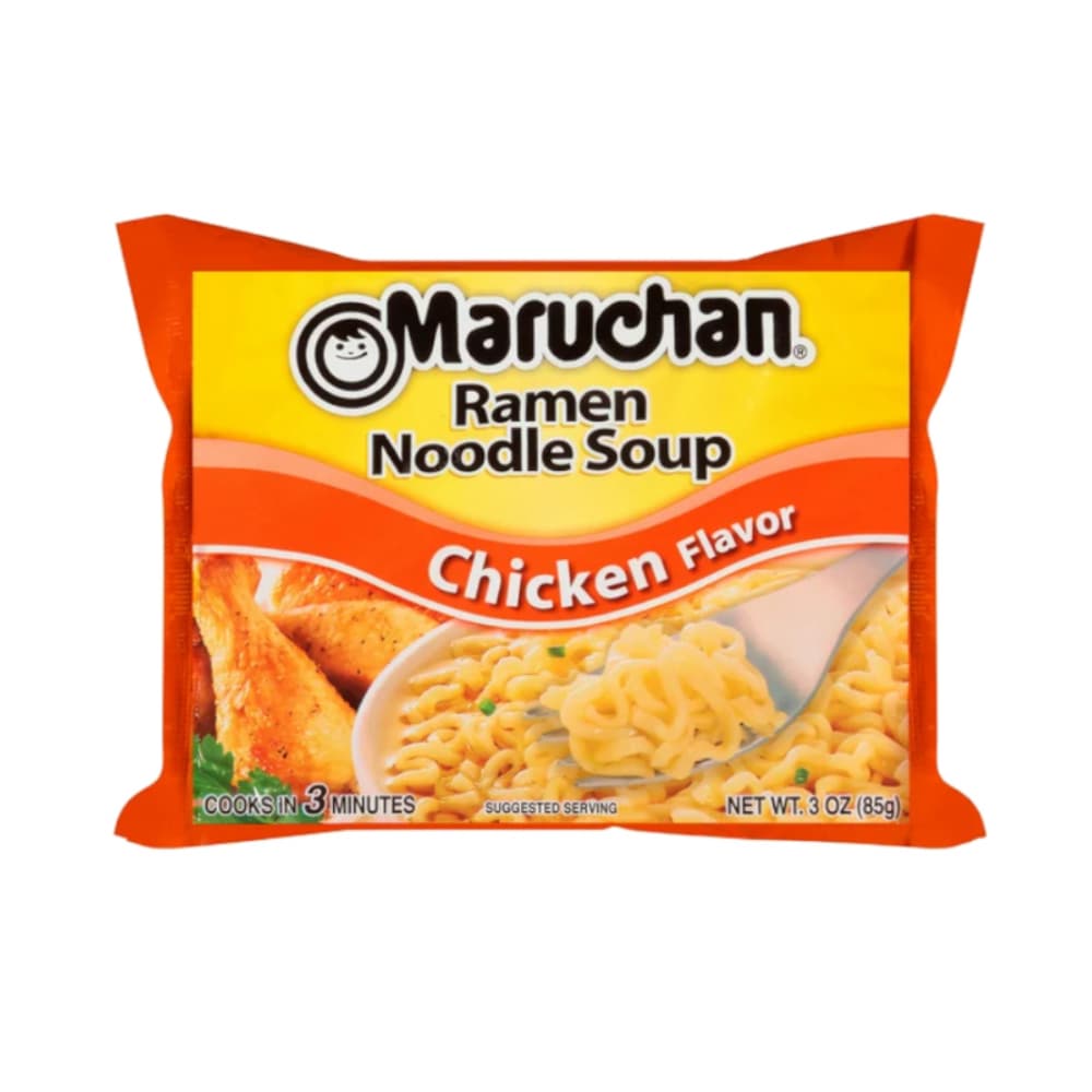 Sopa de fideos sabor a pollo Maruchan (85 g / 3 oz) - Imagen 1