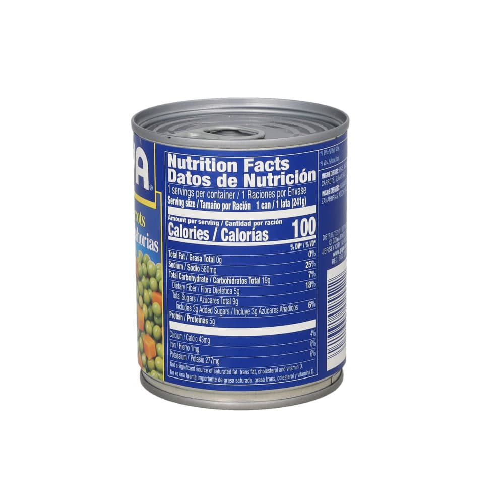 Guisantes y zanahorias Goya (241 g / 8.5 oz) - Miniatura 3