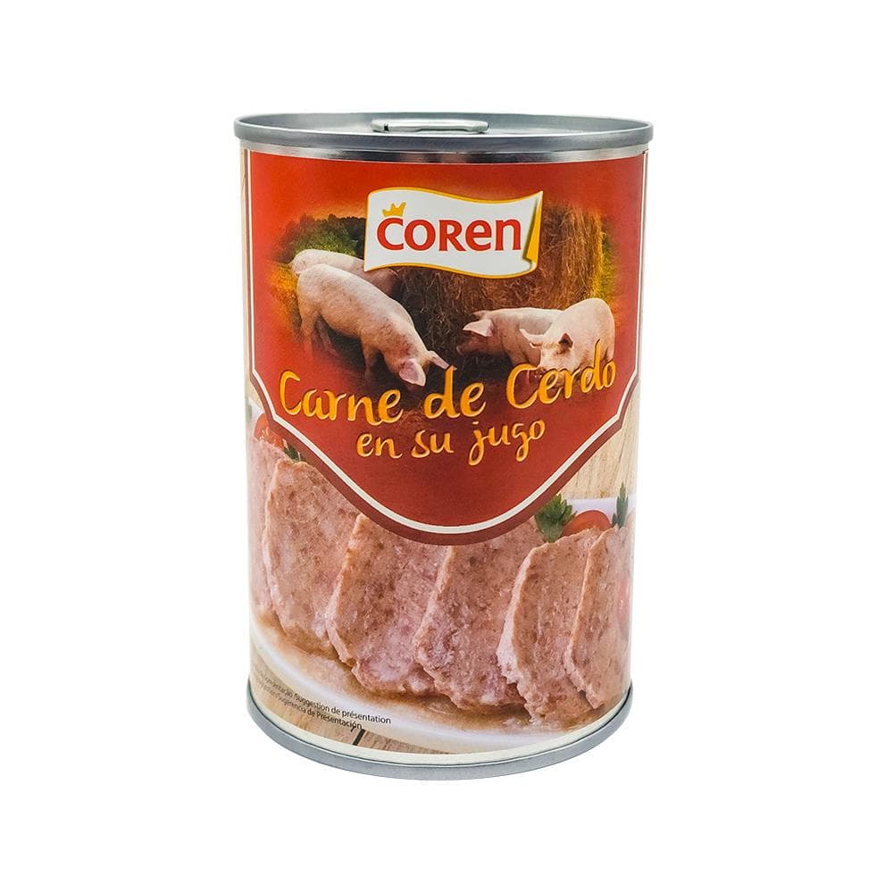 Carne de cerdo en su jugo Coren (400 g / 14.12 oz) - Imagen 1