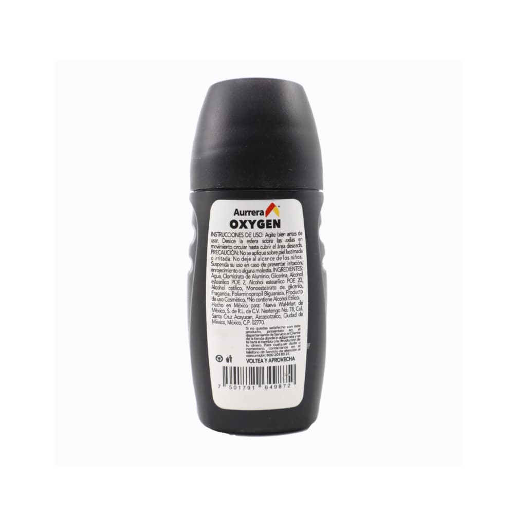 Desodorante antitranspirante Oxygen Aurrera (65 ml / 2.3 fl. oz) - Miniatura 6