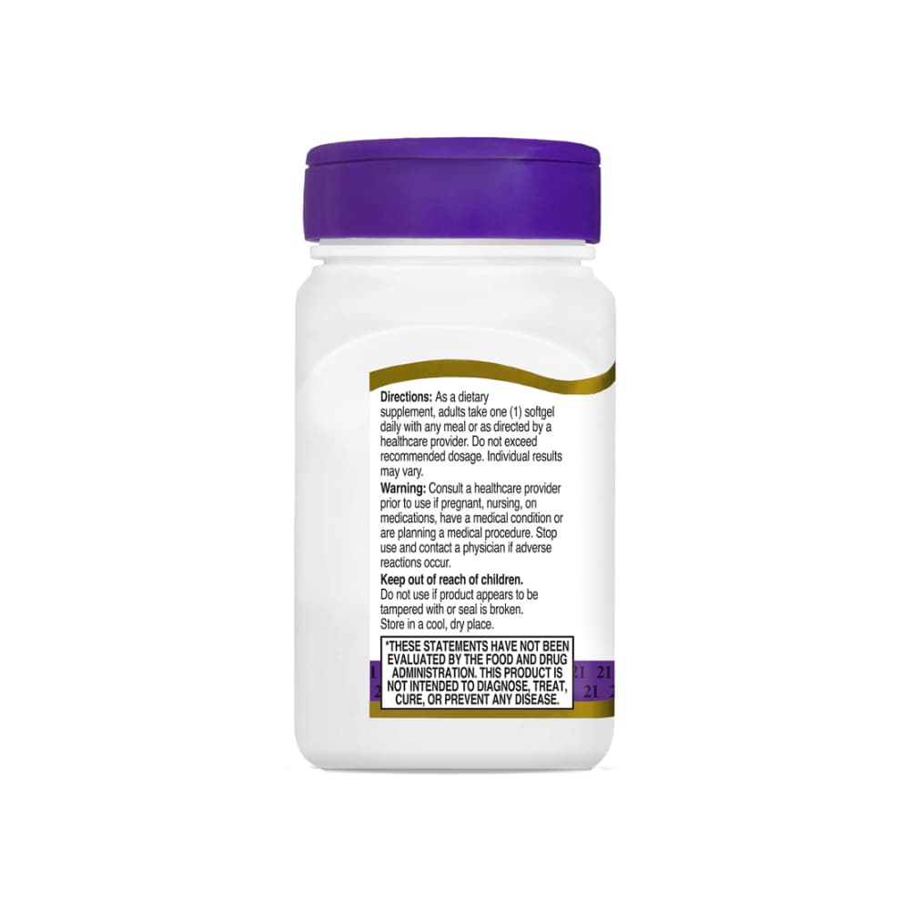 Coenzima Q-10 100 mg 21st Century (90 cápsulas blandas) - Miniatura 4