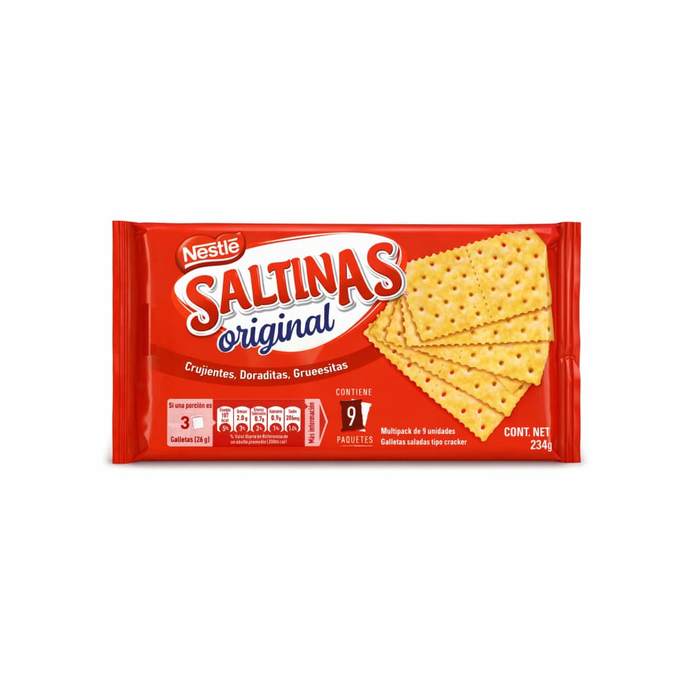 Galletas saladas original Saltinas Nestle (234 g / 8.25 oz) - Miniatura 4