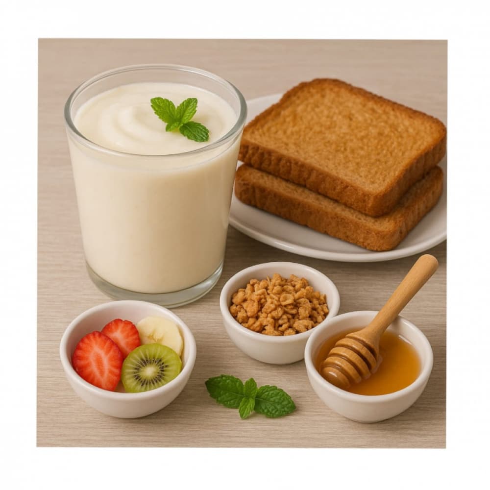 Yogurt probiótico de coágulo sabor guanábana Alask (1 L) - Miniatura 4