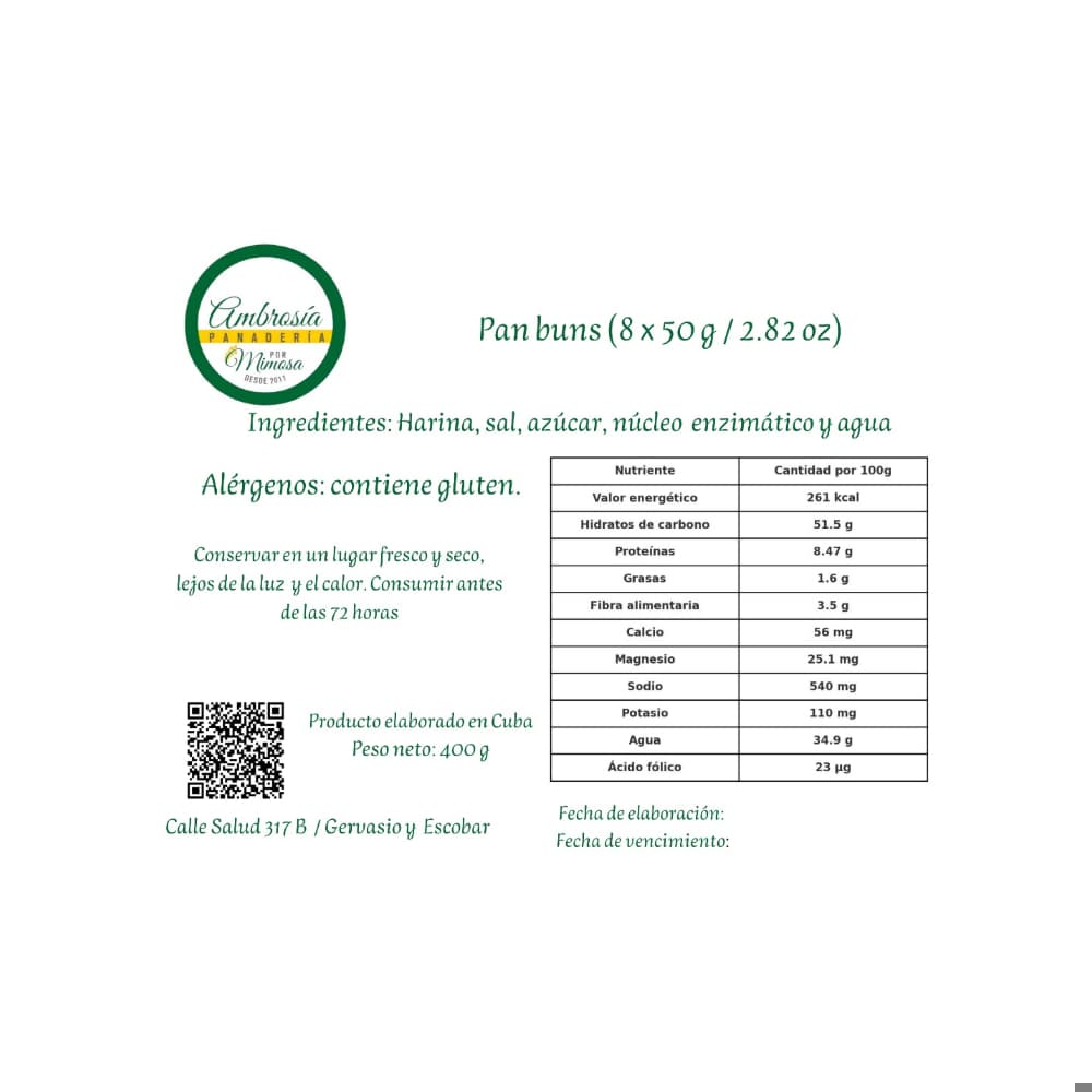 Pan buns ( 32 x 50 g / 1.76 oz) - Miniatura 3