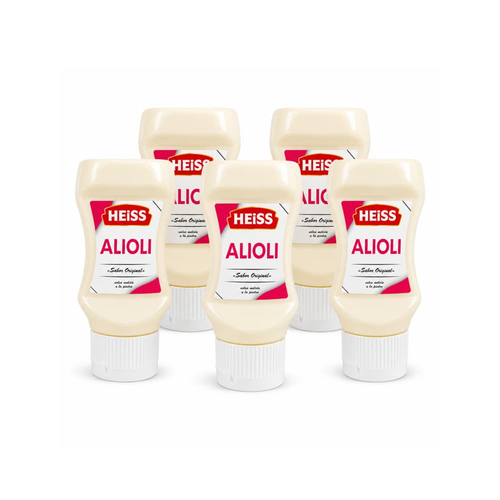 Mayonesa Alioli Heiss (5 x 260 g / 9.7 oz) - Miniatura 1