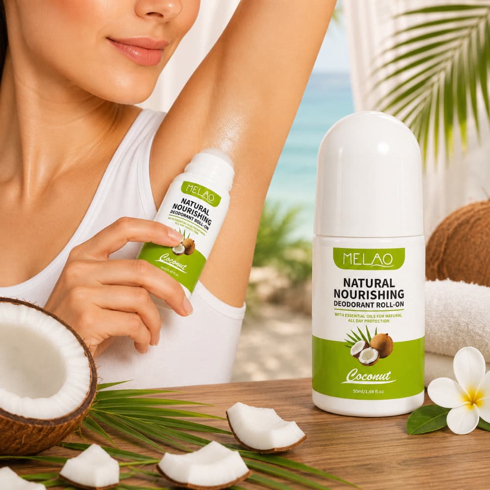 Desodorante roll-on de coco Melao (5 x 50 ml / 1.69 oz) - Miniatura 2