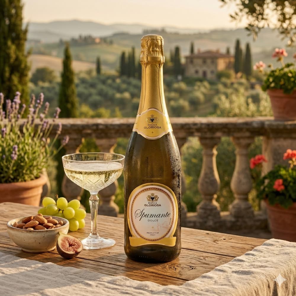 Vino espumoso dulce Rocca Gloriosa Spumante Dolce (0.75 L / 25.36 floz) - Miniatura 3