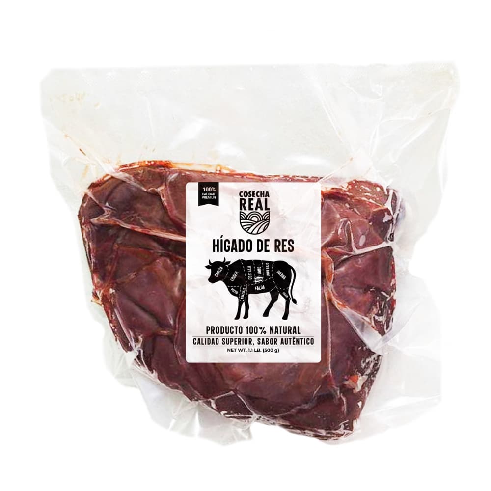Hígado de res Cosecha Real (500 g / 1.1 lb) - Imagen 1