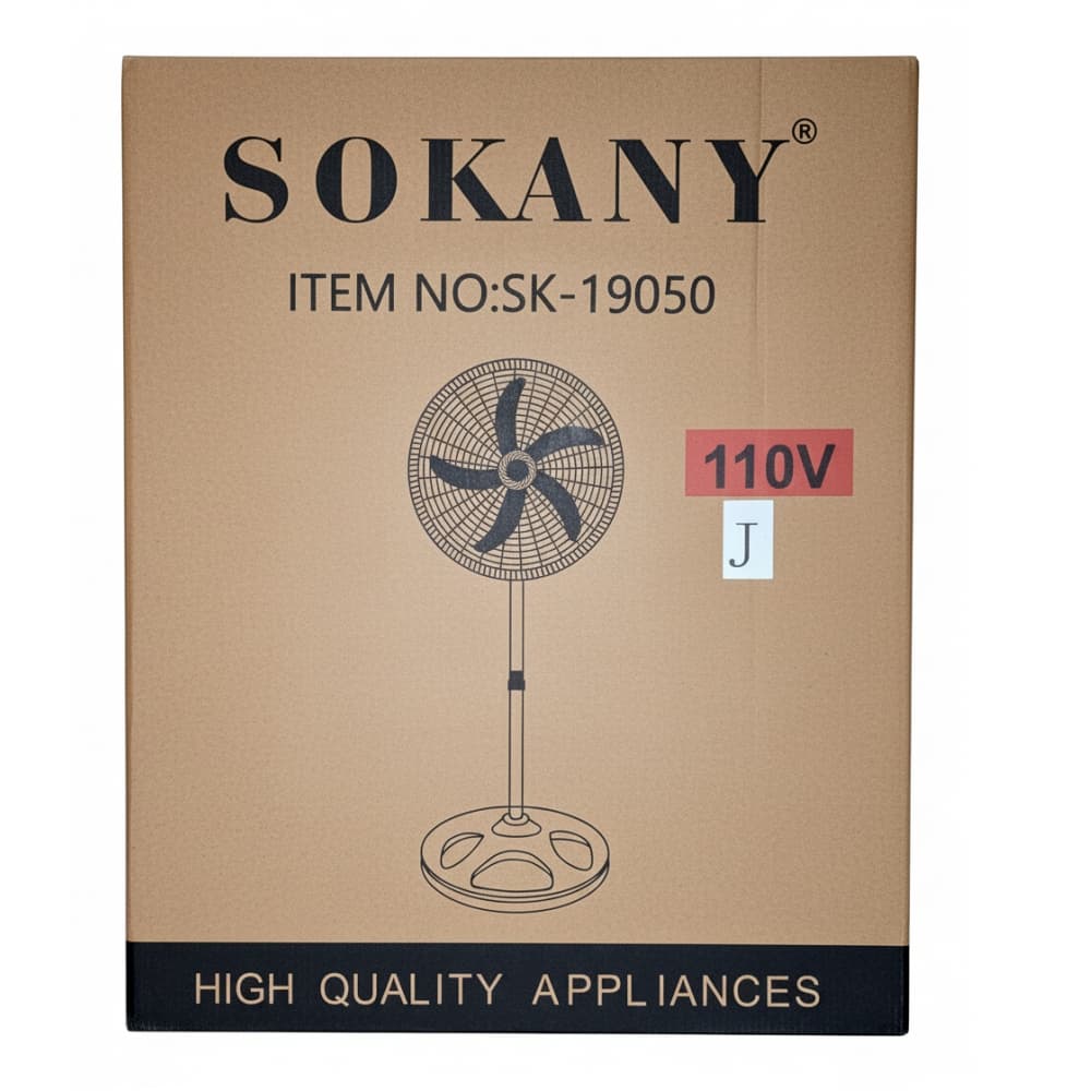 Ventilador de pie Sokany SK-19050 16" (2 U) - Miniatura 4