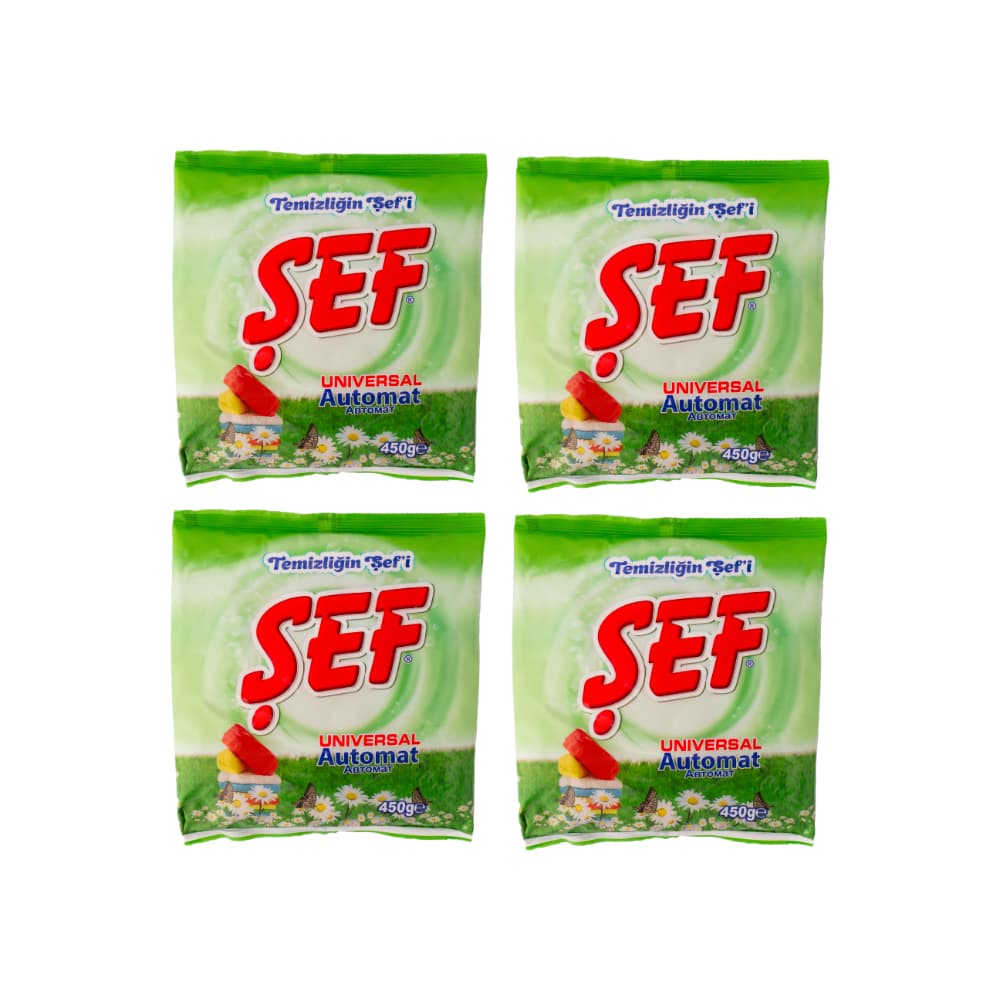 Detergente en polvo universal (4 x 450 g / 15.87 oz) - Imagen 1