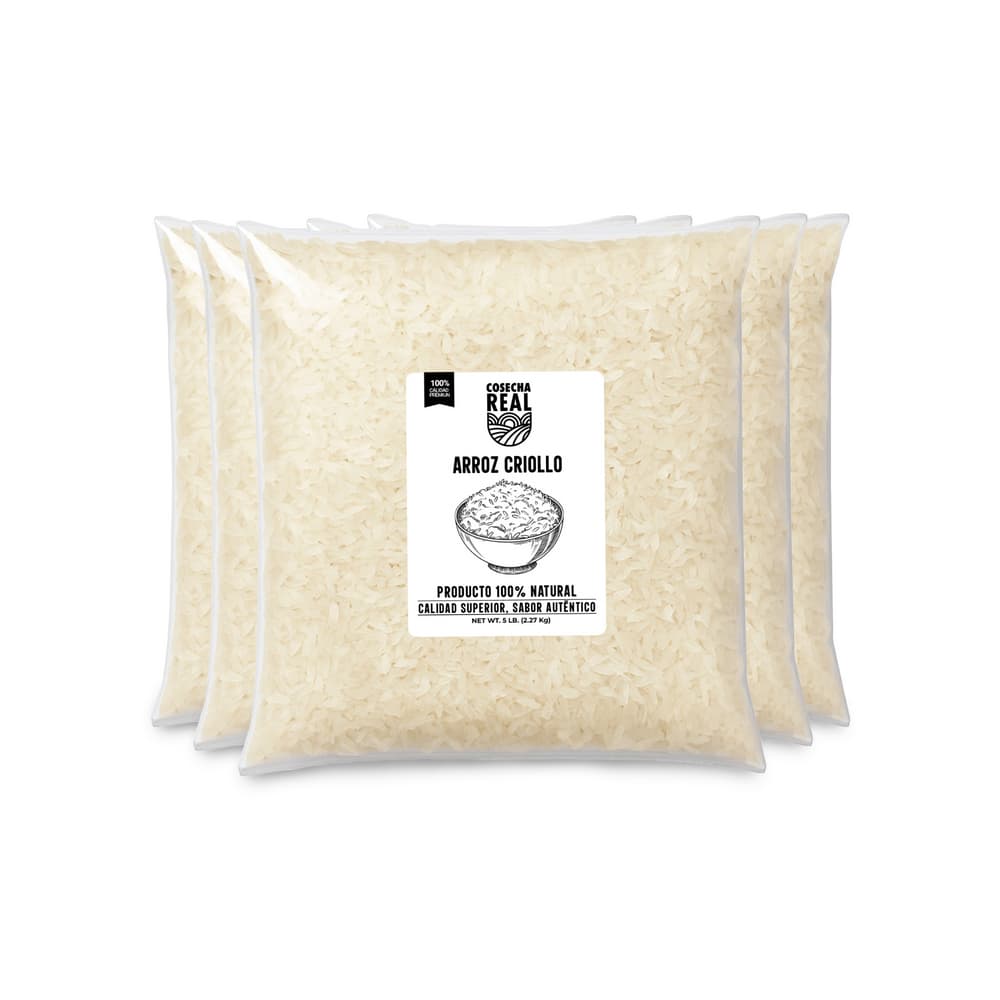 Arroz criollo Cosecha Real (5 x 2.27 kg / 5 lb) - Imagen 1
