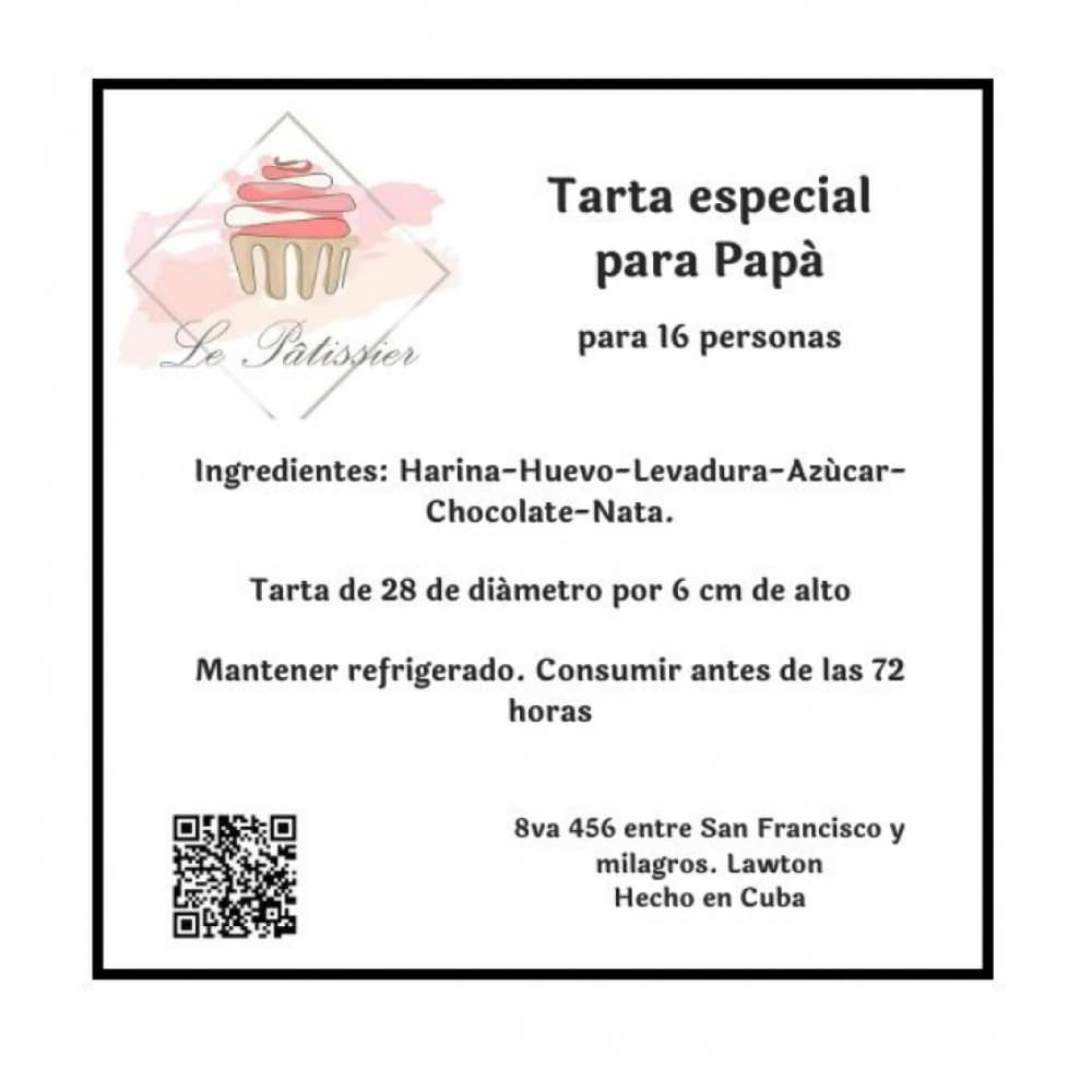 Tarta especial para Papa Le Patissier (16 personas) - Miniatura 4