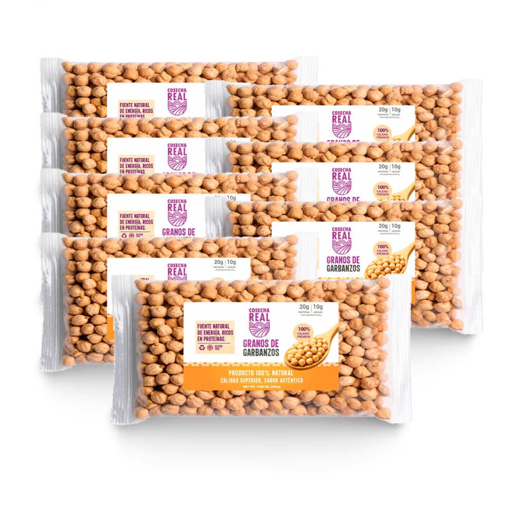 Garbanzos Cosecha Real (8 x 500 g / 1.1 lb) - Imagen 1