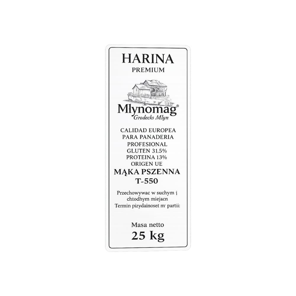 Harina de trigo premium Mlynomag (25 kg / 55.11 lb) - Miniatura 2