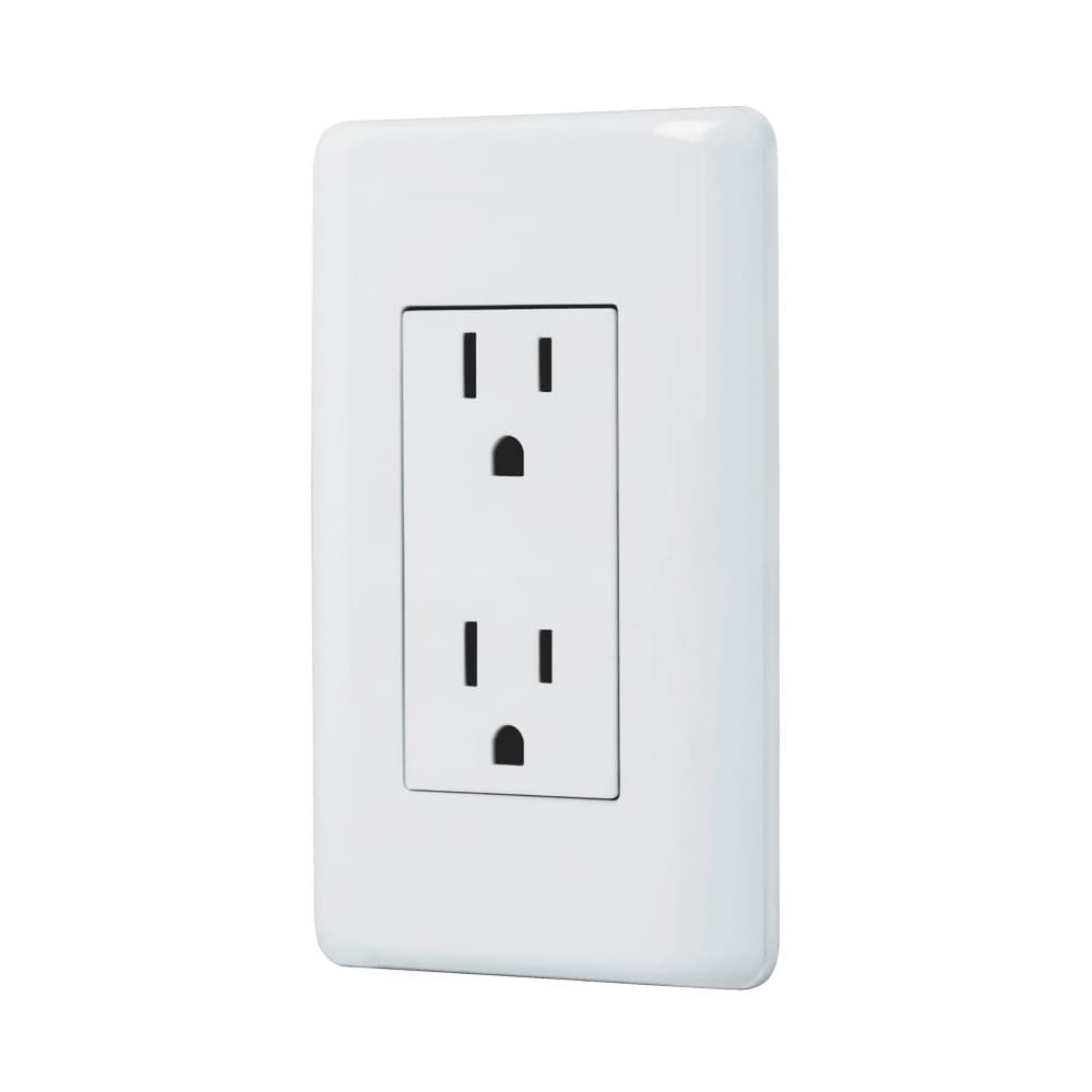 Tomacorriente doble polarizado con conexión a tierra Volteck CODO-B - Imagen 1