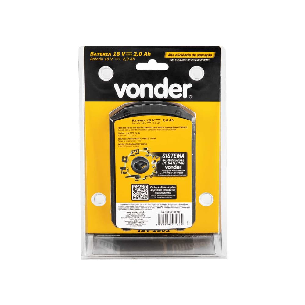 Batería IBV1802 de 18 V Vonder - Miniatura 3