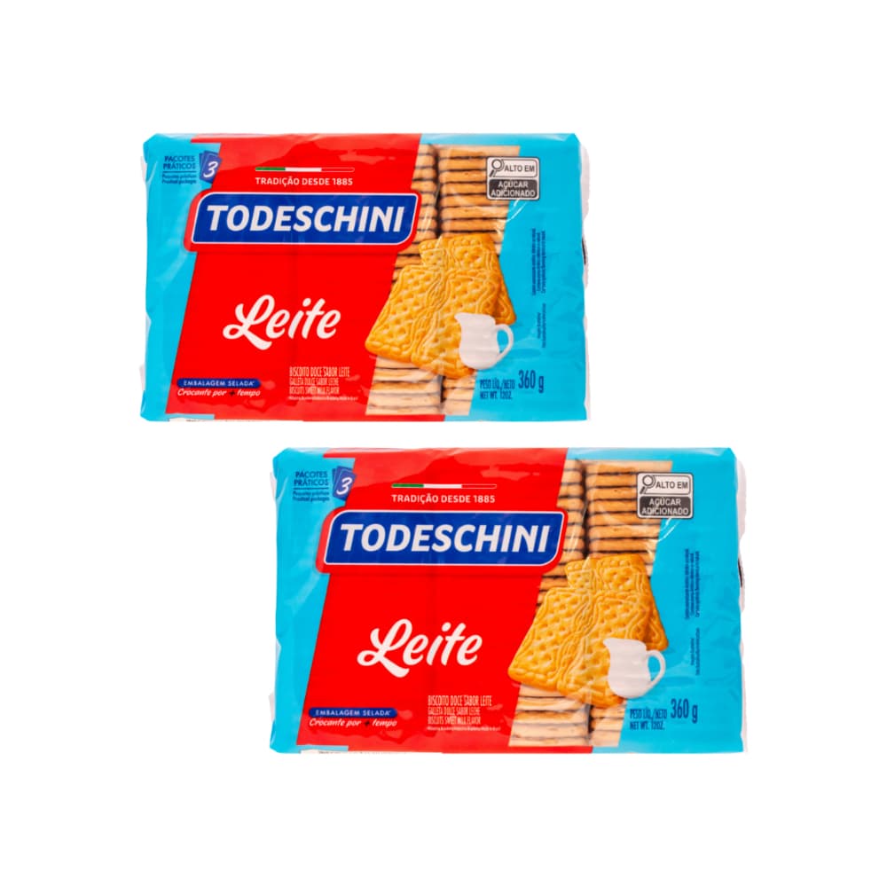 Galletas de leche Todeschini (2 x 360 g/ 12 oz) - Miniatura 1