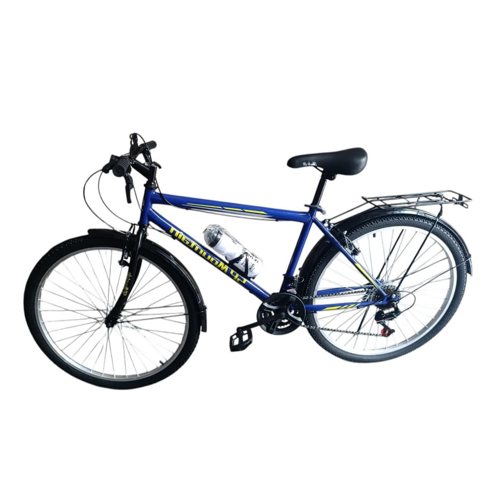 Bicicleta color negra y azul BDONG/BOb PXSDC - Miniatura 1