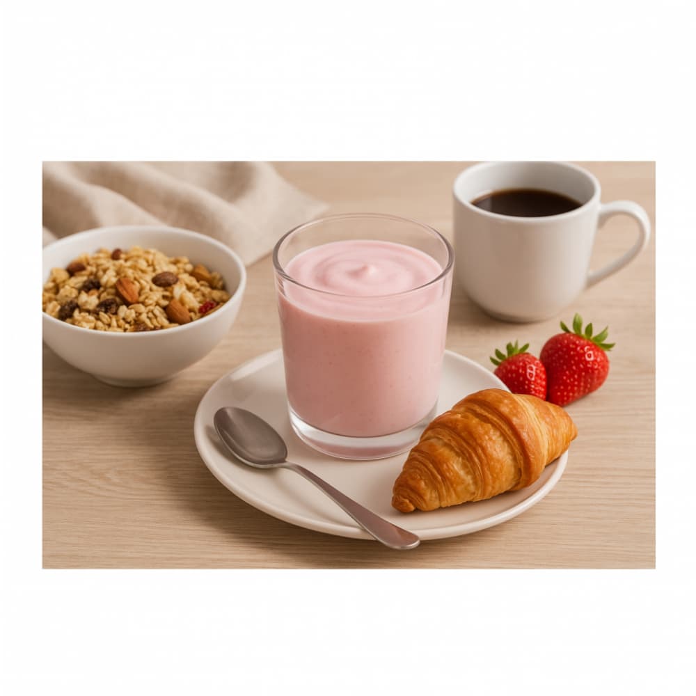 Yogurt probiótico de coágulo sabor fresa Alask (4 L) - Miniatura 3