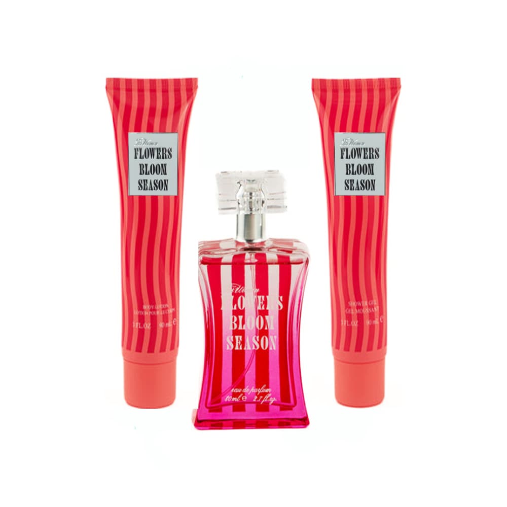 Estuche de regalo para mujer con perfume, loción corporal y gel de ducha Flower Bloom Season EBC - Miniatura 2