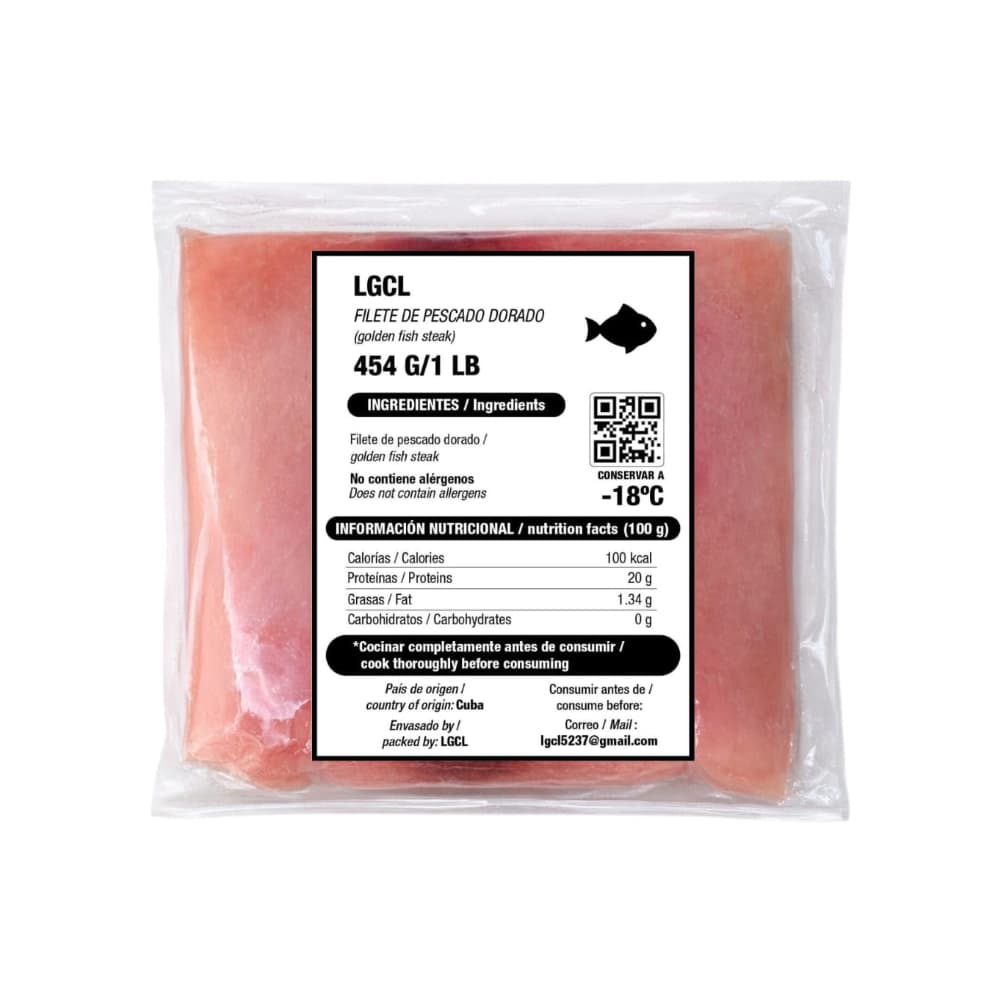 Filete de pescado dorado LGCL (454 g / 1 lb) - Miniatura 3