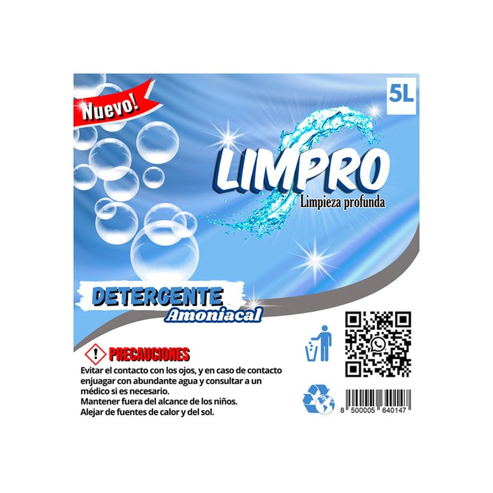 Detergente amoniacal Limpro (5 L) - Miniatura 5