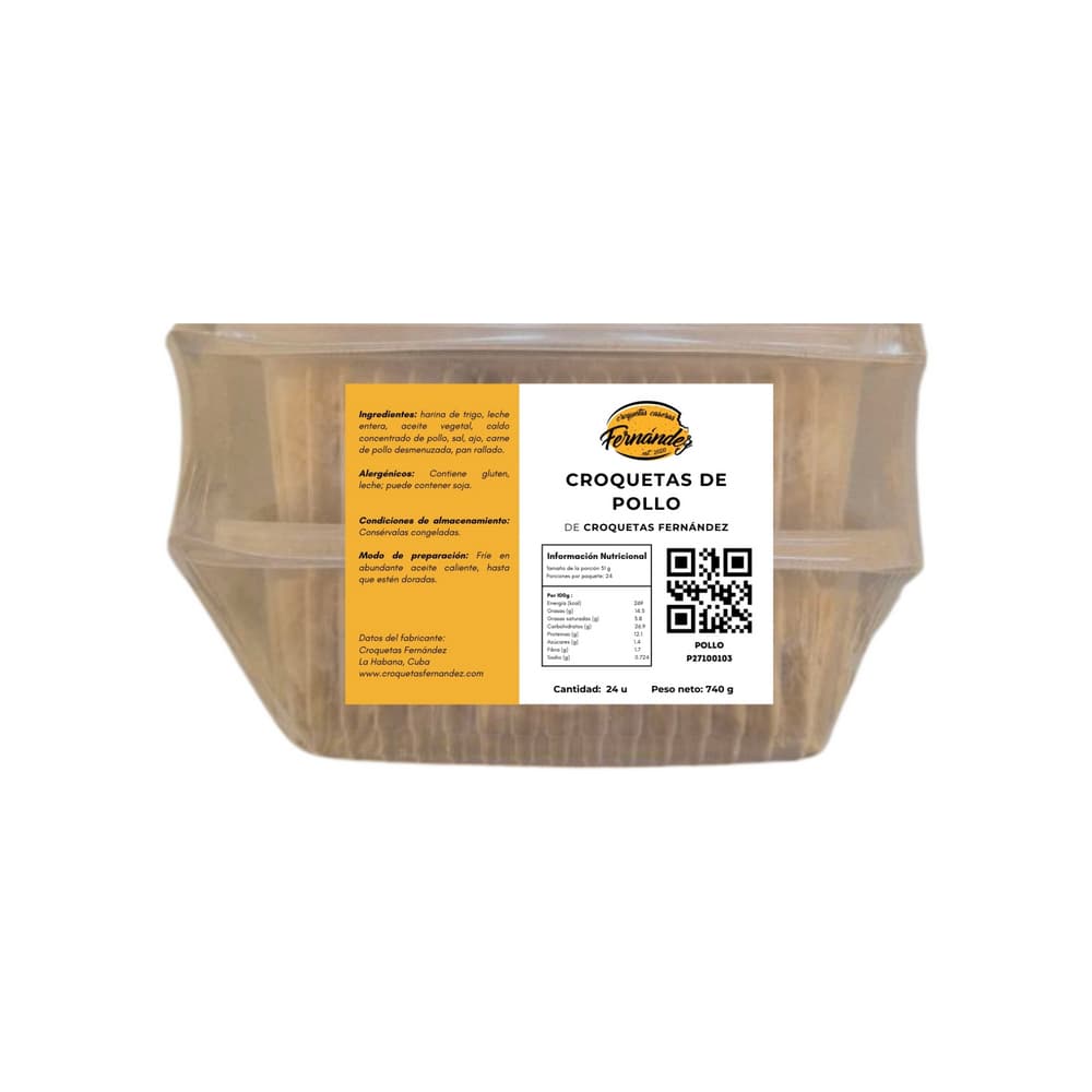Combo: Croquetas de pollo Croquetas Fernández ( 2 X 740 g / 1.63 lb) - Miniatura 2