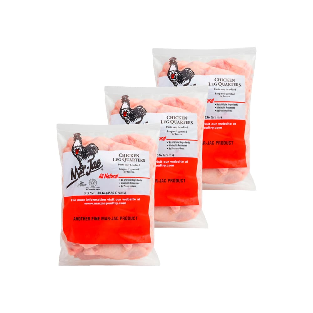 Cuartos traseros de pollo Mar Jac (3 x 4.54 kg / 10 lb) - Miniatura 1