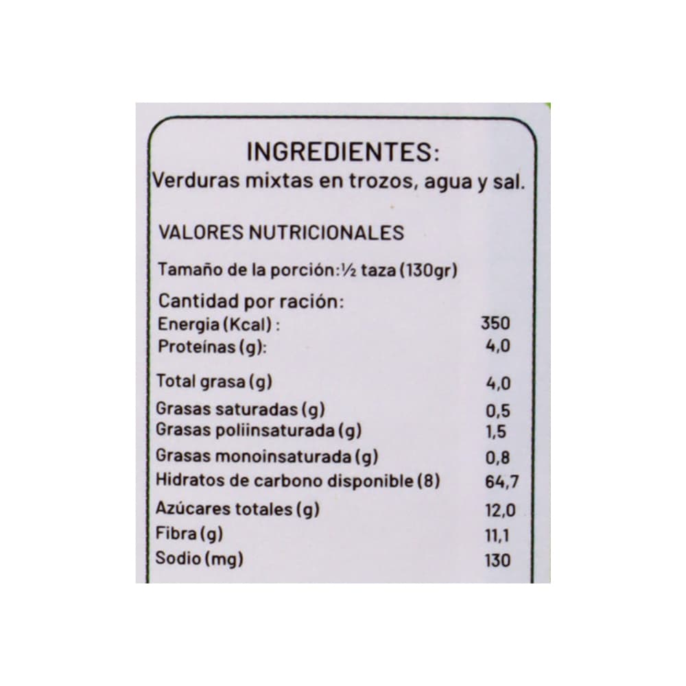 Verduras mixtas Sabrosísimo (425 g / 15 oz) - Miniatura 4
