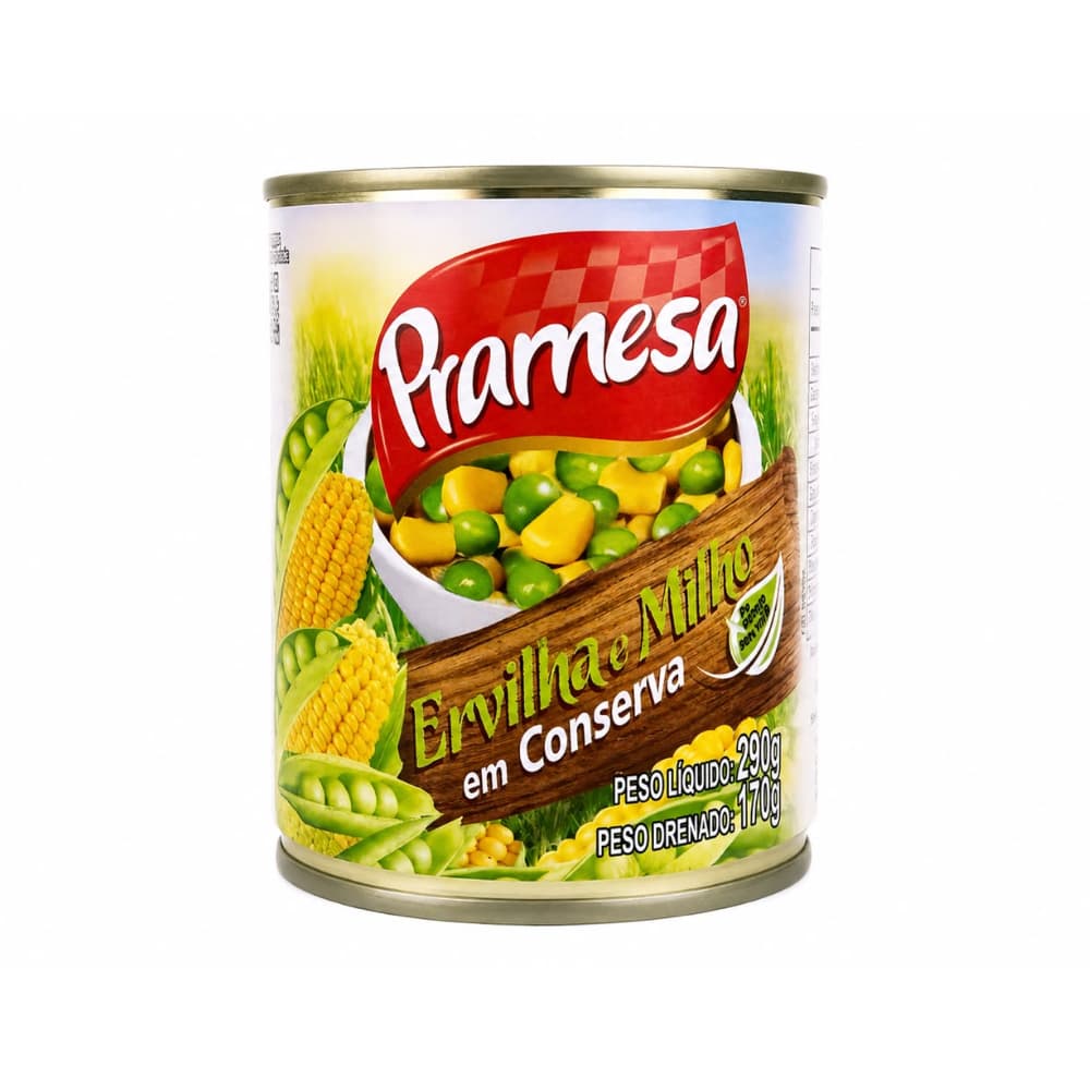 Mezcla de arvejas y maíz en conserva Pramesa (290 g / 10.22 oz) - Miniatura 1