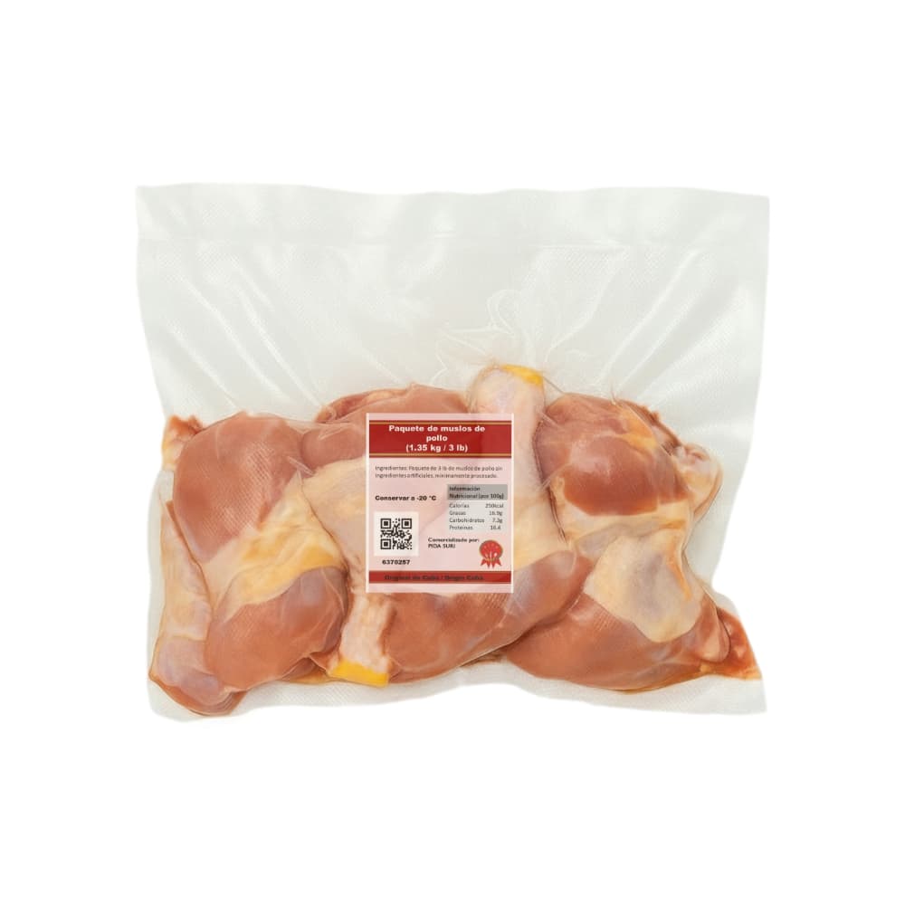Paquete de muslos de pollo Pida (1.35 kg / 3 lb) - Miniatura 2