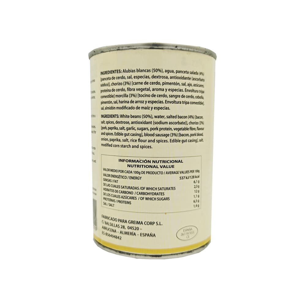 Fabada Asturiana Qbanito (420g / 15.9 oz) - Miniatura 2