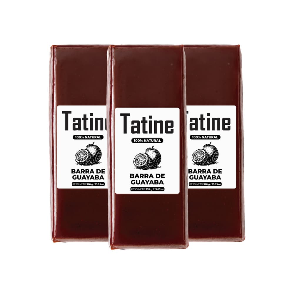 Barra de guayaba Tatine (3 x 370 g / 13.05 oz) - Miniatura 1