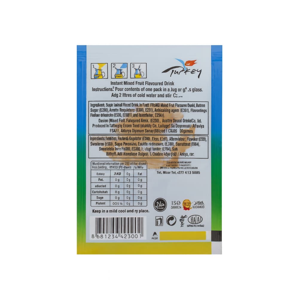 Refresco instantáneo sabor coco Vivi Fresh Erdem (24 x 10 g) - Miniatura 3