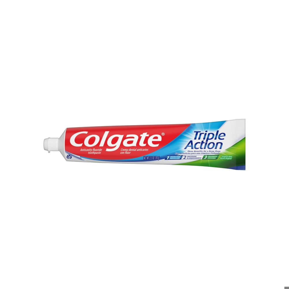 Pasta dental triple acción Colgate (70 g / 2.5 oz) - Miniatura 2