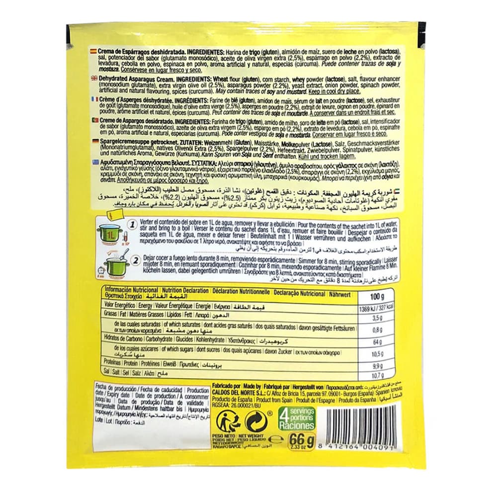 Crema de espárragos Calnort (66 g / 2.33 oz) - Miniatura 3