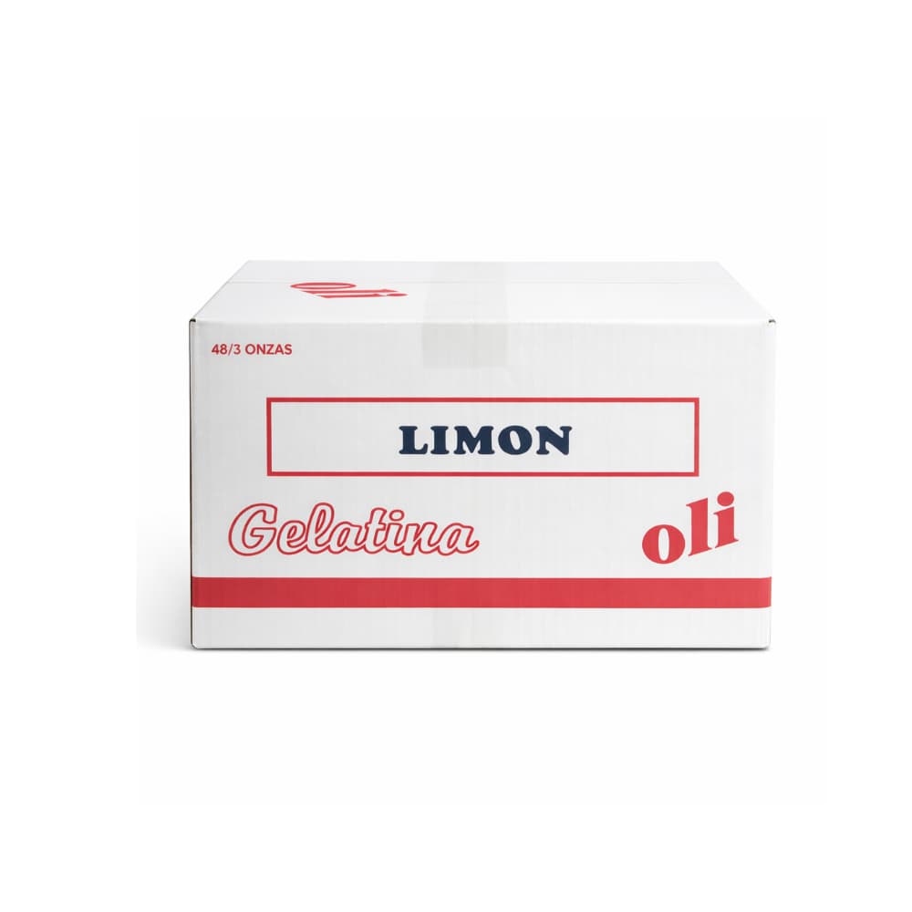 Gelatina sabor limón Oli (48 x 85 g / 3 oz) - Miniatura 2
