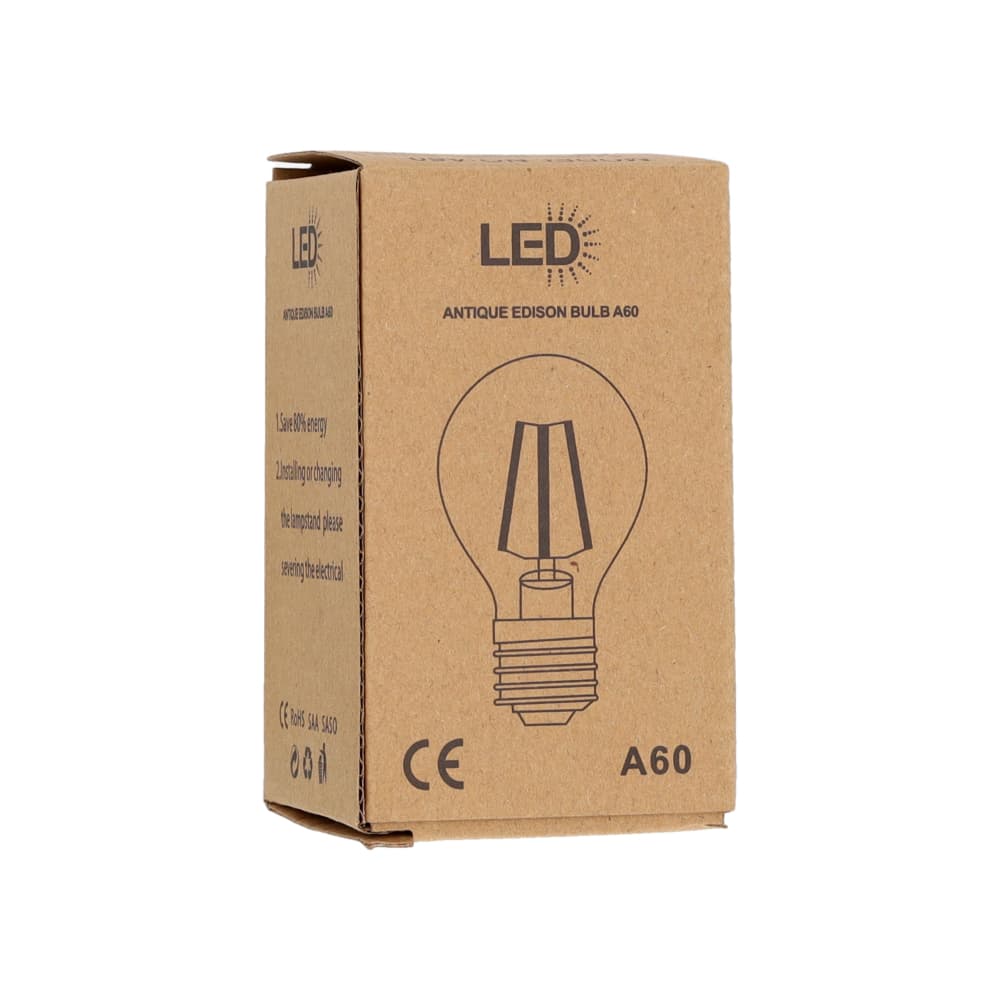 Bombilla de luz cálida transparente de 4W Malu - Miniatura 2