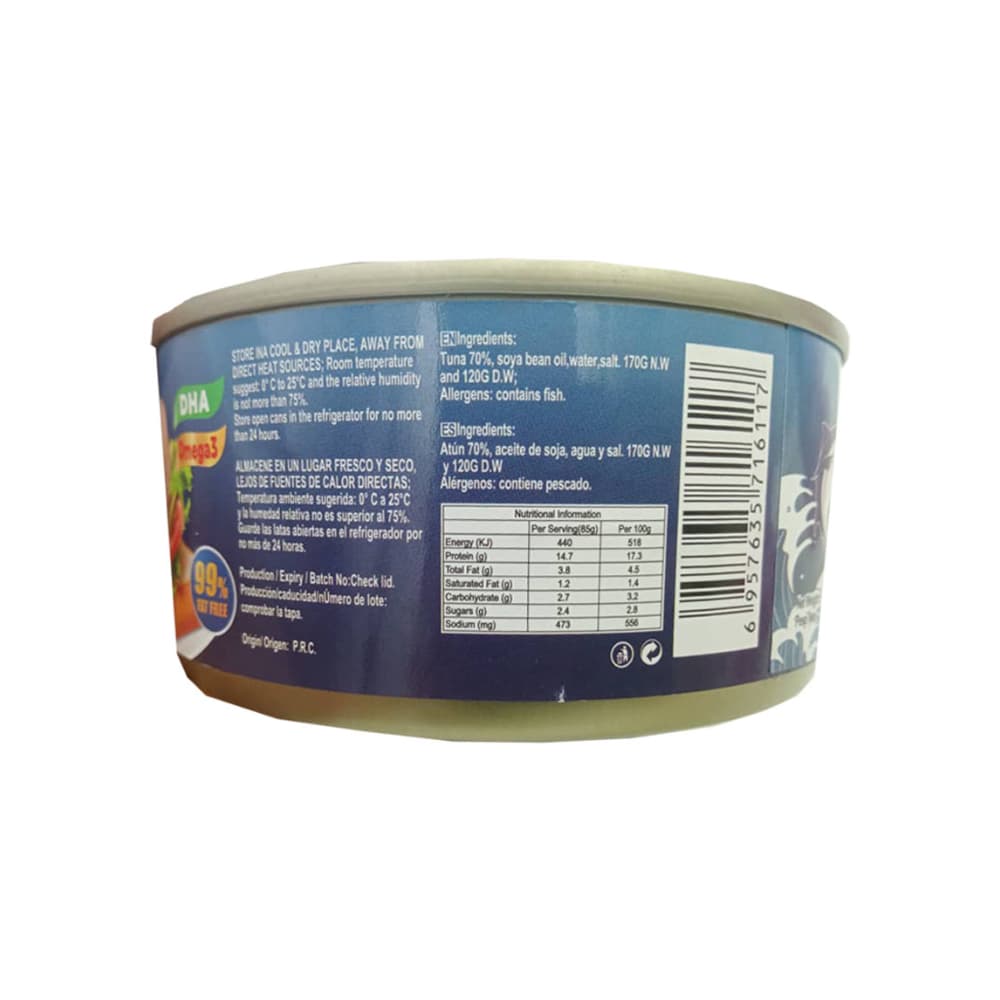 Atún lomitos en aceite Lucy (4 x 170 g / 5.99 oz) - Miniatura 2