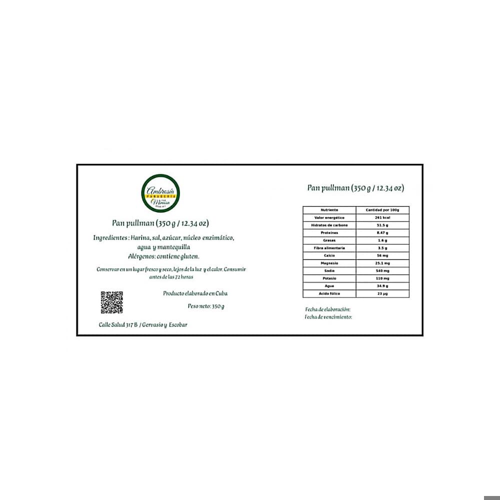 Pan pullman (3 x 350 g / 12.34 oz) - Miniatura 3