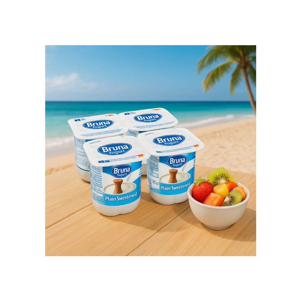 Yogurt pasteurizado natural azucarado Bruna (8 x 125 g / 4.41 oz) - Miniatura 3