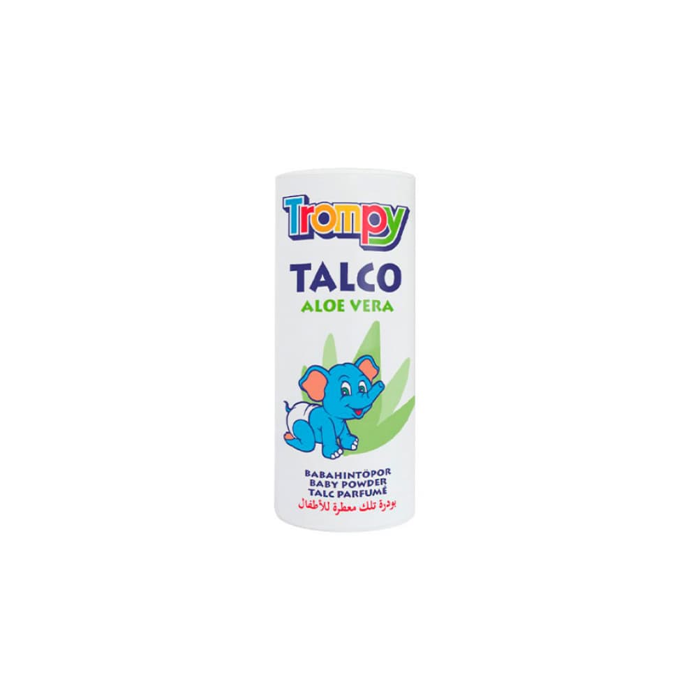 Talco infantil aloe de vera Trompy (250 g / 8.88 oz) - Imagen 1