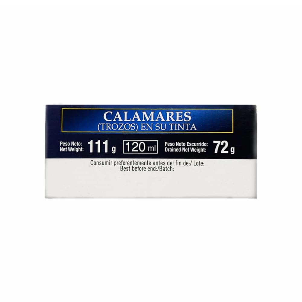 Trozos de calamares en su tinta Orbe (111 g / 3.88 oz) - Miniatura 4