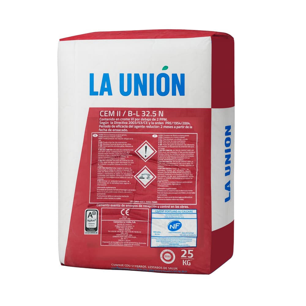 Cemento gris P350 de tipo CEM II La Unión (25 kg / 55.11 lb) - Miniatura 2