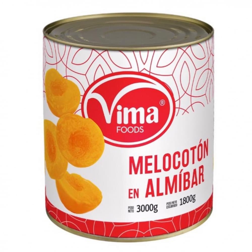 Melocotón en almíbar Vima Foods (3 kg / 6.6 lb) - Miniatura 1