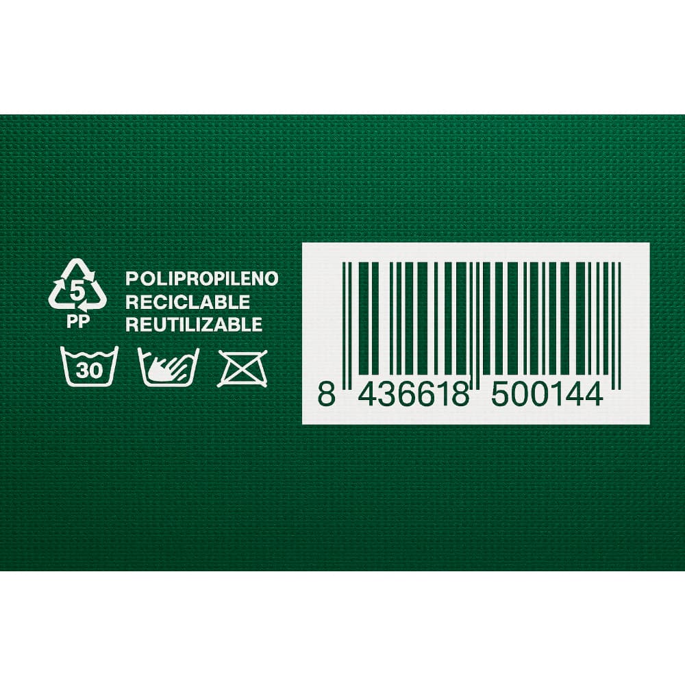 Bolsa de material no tejido verde VIMA (80 g) - Miniatura 2