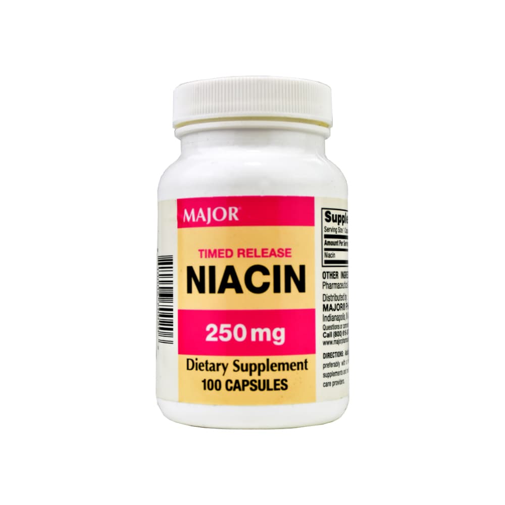 Niacina 250 mg Major (100 cápsulas) - Miniatura 4